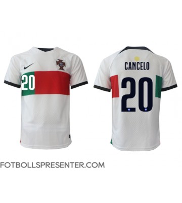 Portugal Joao Cancelo #20 Borta Matchtröja VM 2022 Kortärmad